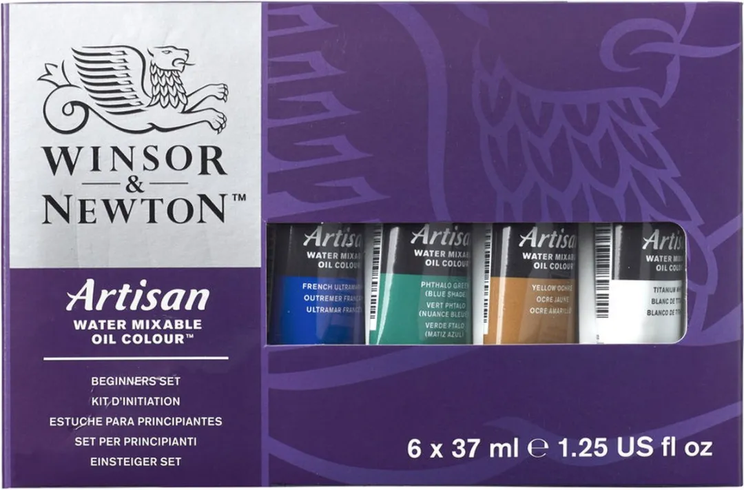 Winsor & Newton Artisan Watermengbare Olieverfset 6x37ml