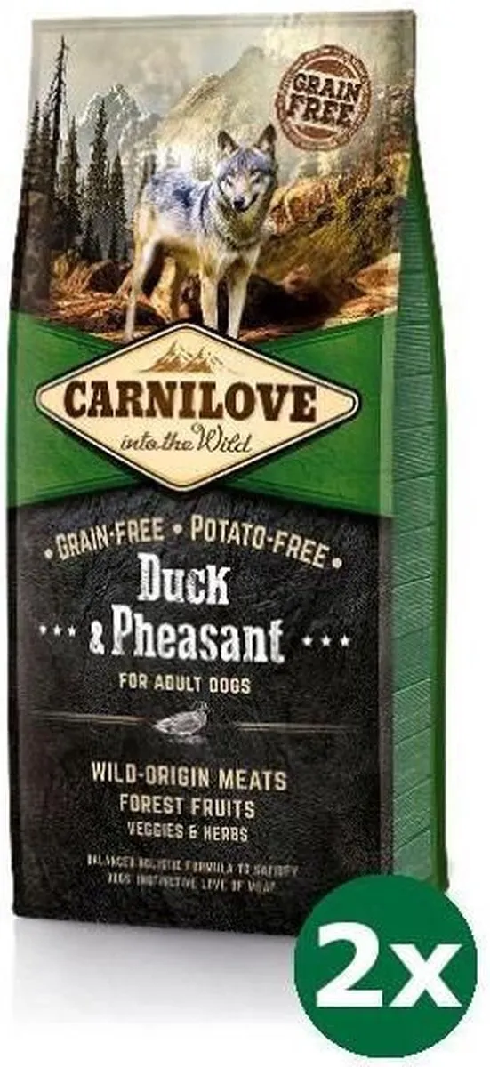 Carnilove Duck/Pheasant Adult Hondenvoer