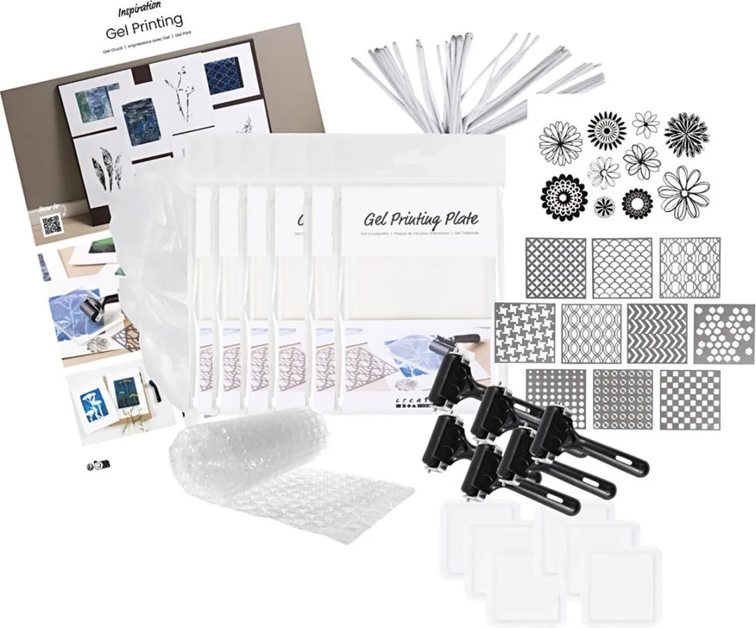 Creativ Company Mega Creatieve Box Gelprinten - Multicolor