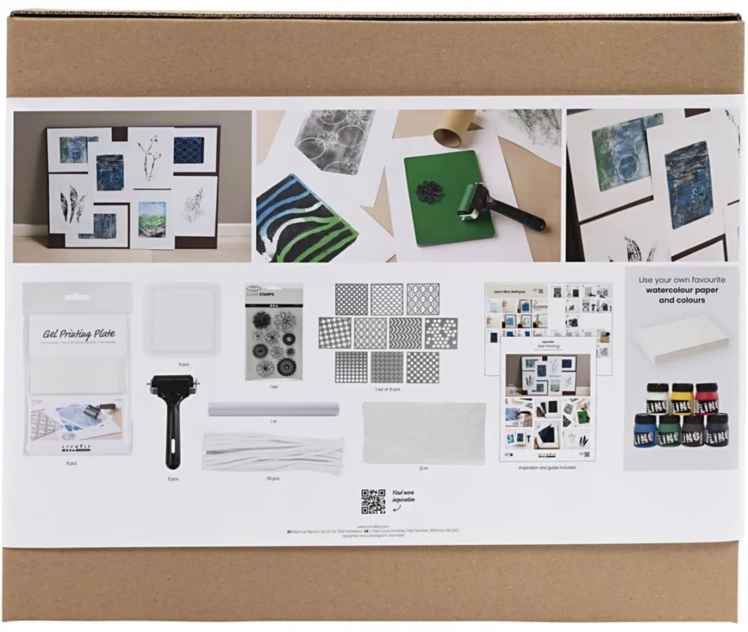 Creativ Company Mega Creatieve Box Gelprinten - Multicolor
