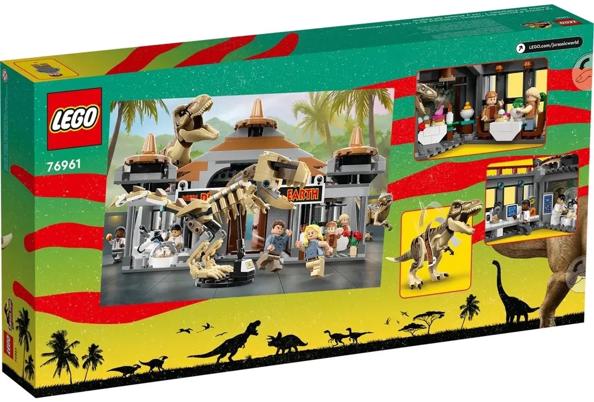 LEGO Jurassic World T. rex & Raptor Aanval Set 76961 - Meerkleurig - afbeelding 6 van 6