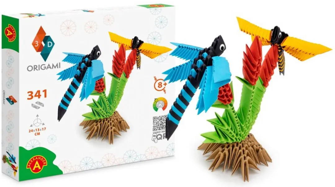 Alexander Toys Origami 3D Libellen - 341 Stuks
