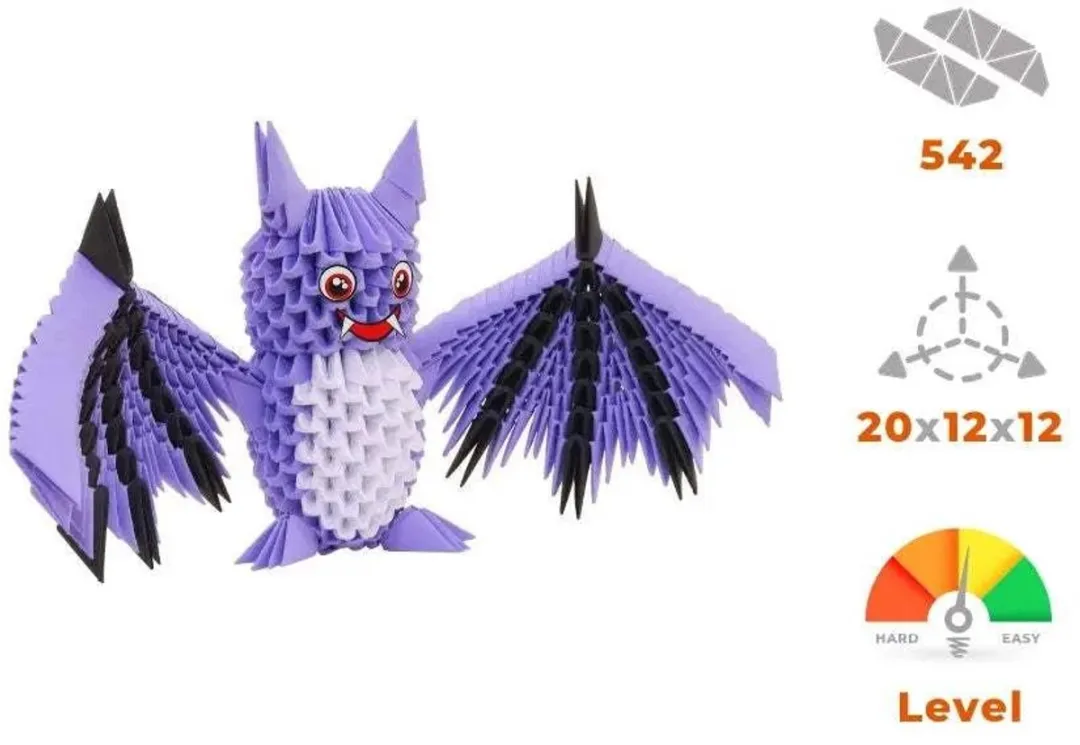 Alexander Origami 3D Vleermuis