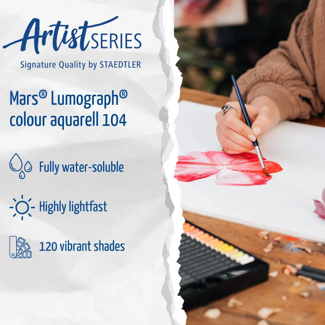 STAEDTLER Mars Lumograph Aquarel 60 Potloden - Grijs