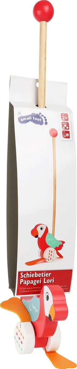 Small Foot Houten Duwfiguur Lori Papegaai - 10475