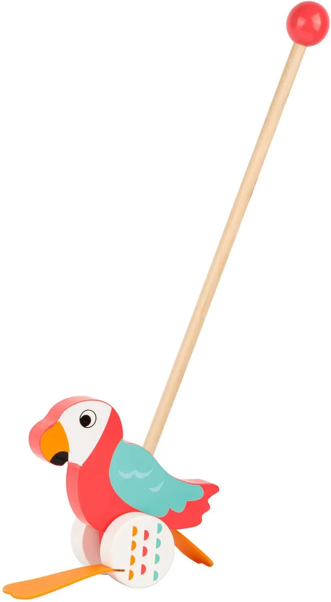 Small Foot Houten Duwfiguur Lori Papegaai - 10475