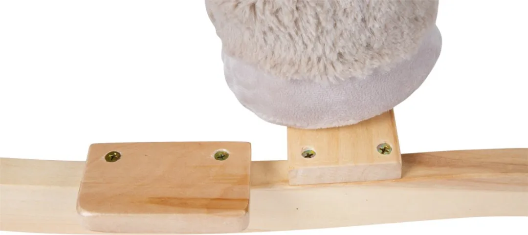 Small Foot Houten Hobbel Ezel met Stoel 12210 - Beige/Groen - afbeelding 6 van 6