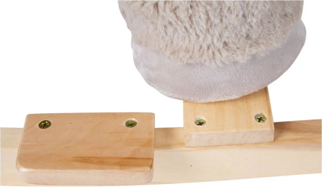 Small Foot Houten Hobbel Ezel met Stoel 12210 - Beige/Groen