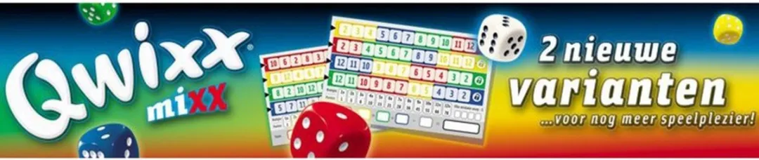 White Goblin Games Qwixx Mixx Dobbelspel - 2-5 spelers - MPN 314121