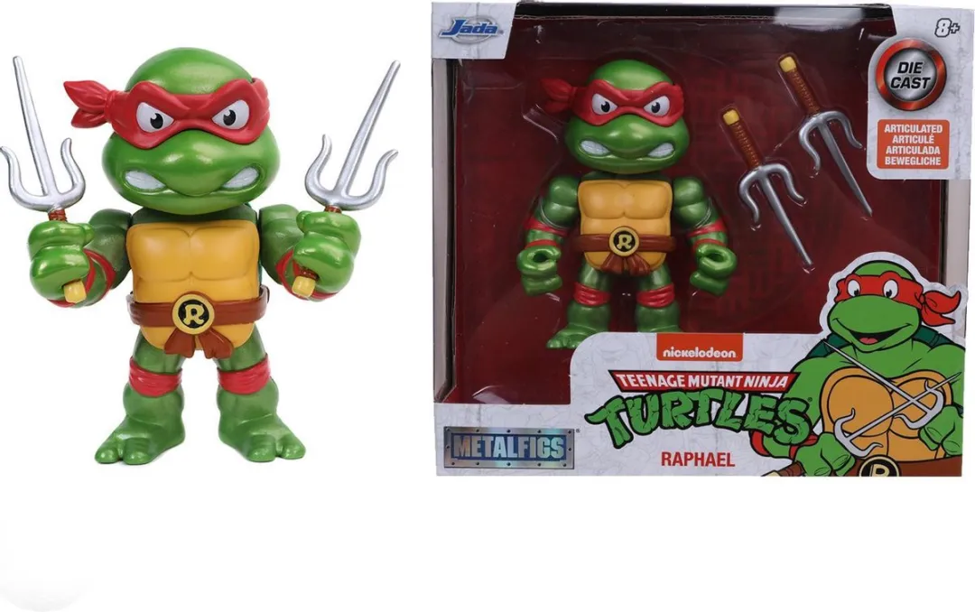 Jada Toys Raphael Turtles Actiefiguur 4" - Multicolor