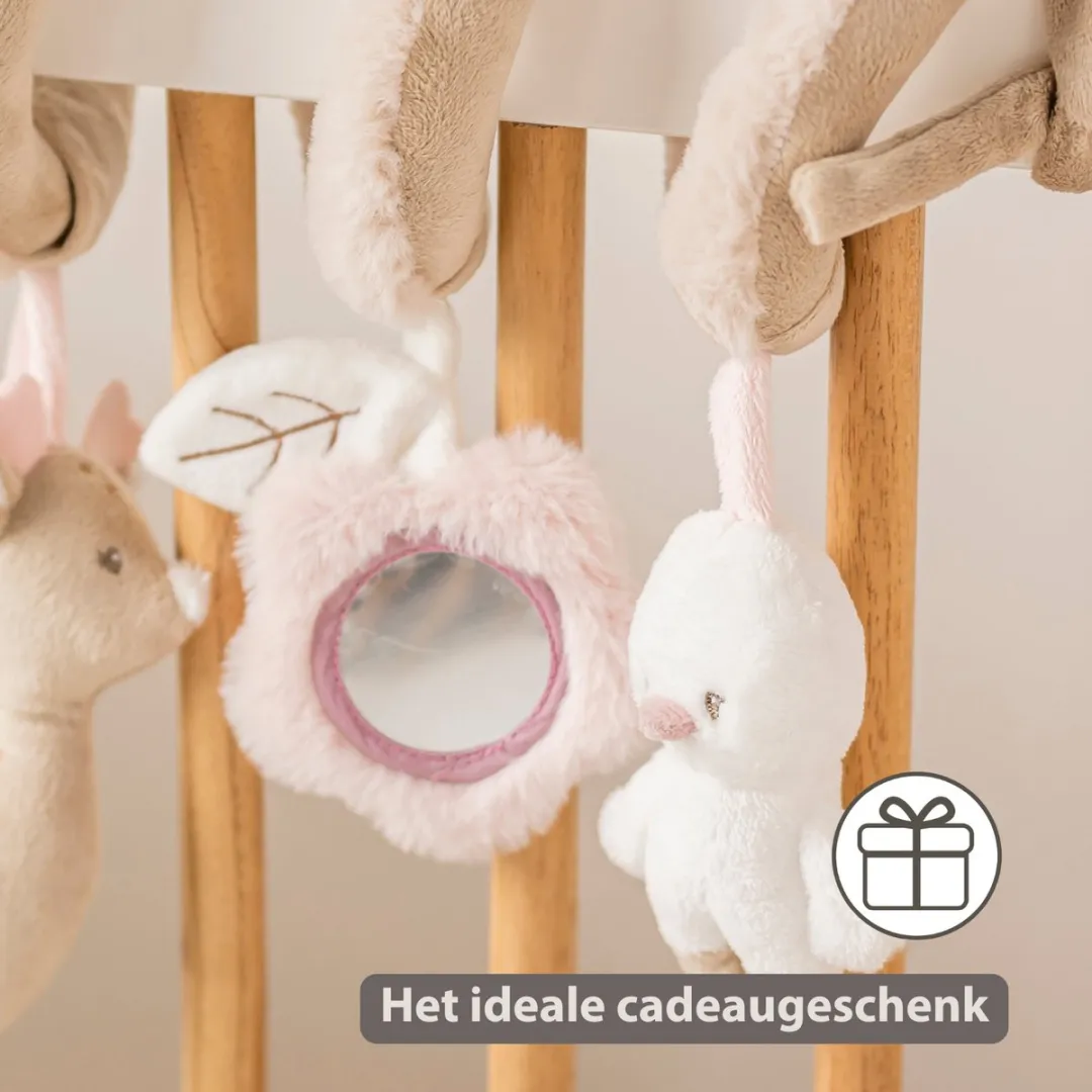 Nattou FanFan Boxspiraal Baby 28cm - Beige