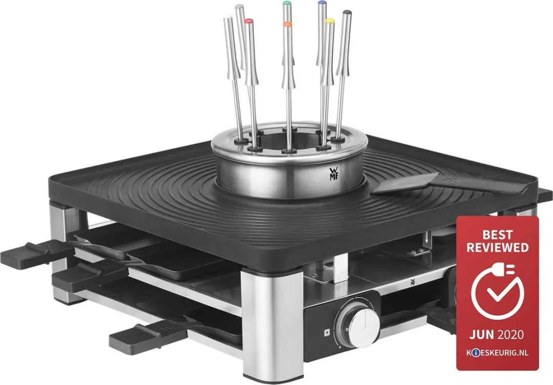 WMF Lumero 415480011 Gourmetset 3-in-1 - 8 Personen - 1960W
