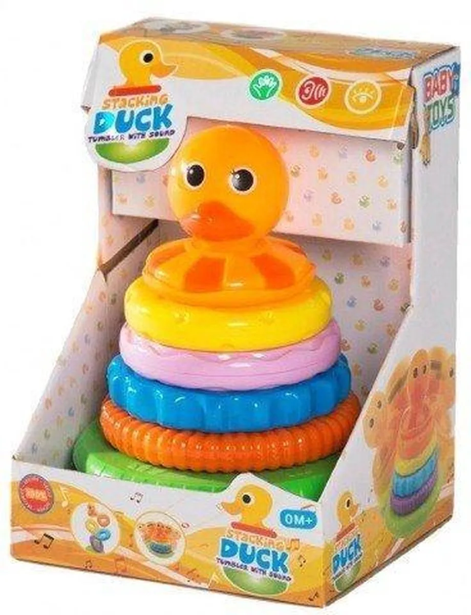 Toi-Toys Eend Tuimelaar met Geluid - 5 Kleuren