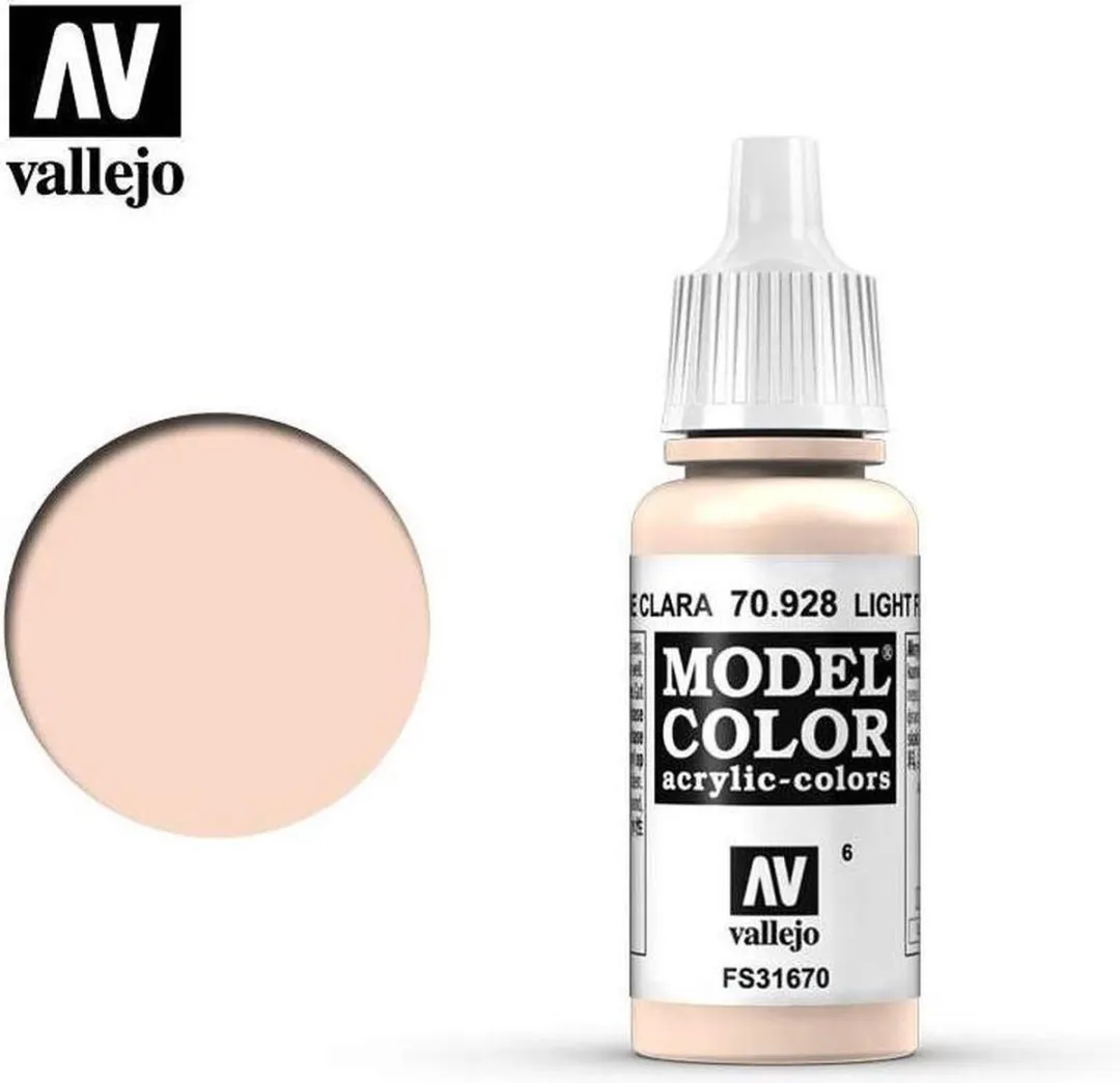 Vallejo Model Color Light Flesh Acrylverf 17ml