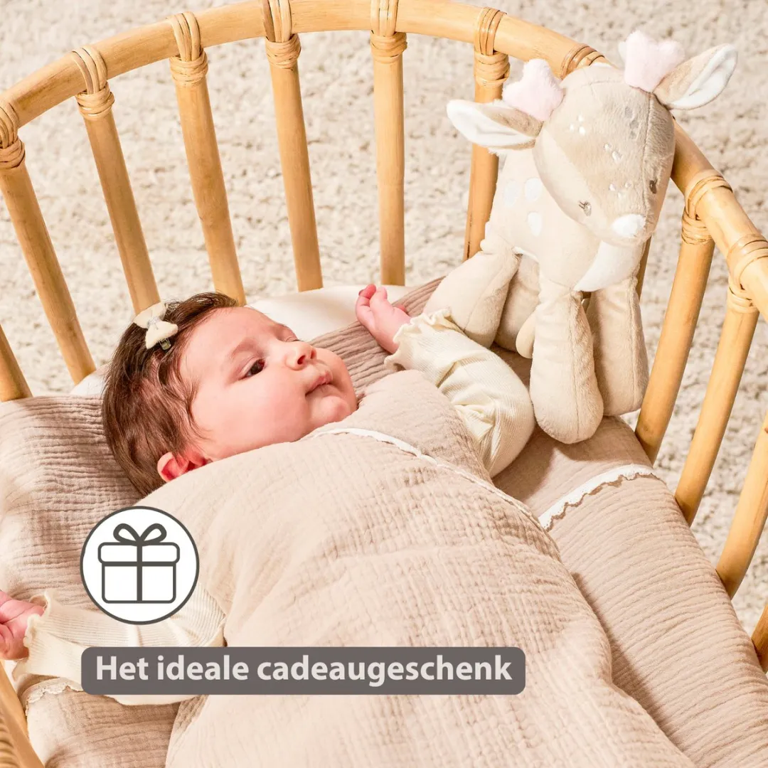 Nattou FanFan Muziekknuffel Hertje 25cm - Beige