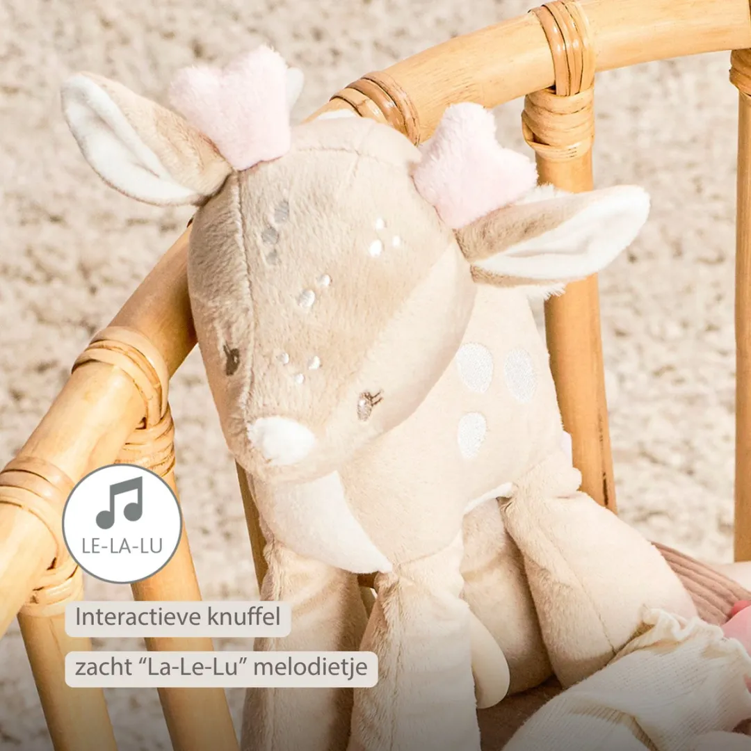 Nattou FanFan Muziekknuffel Hertje 25cm - Beige