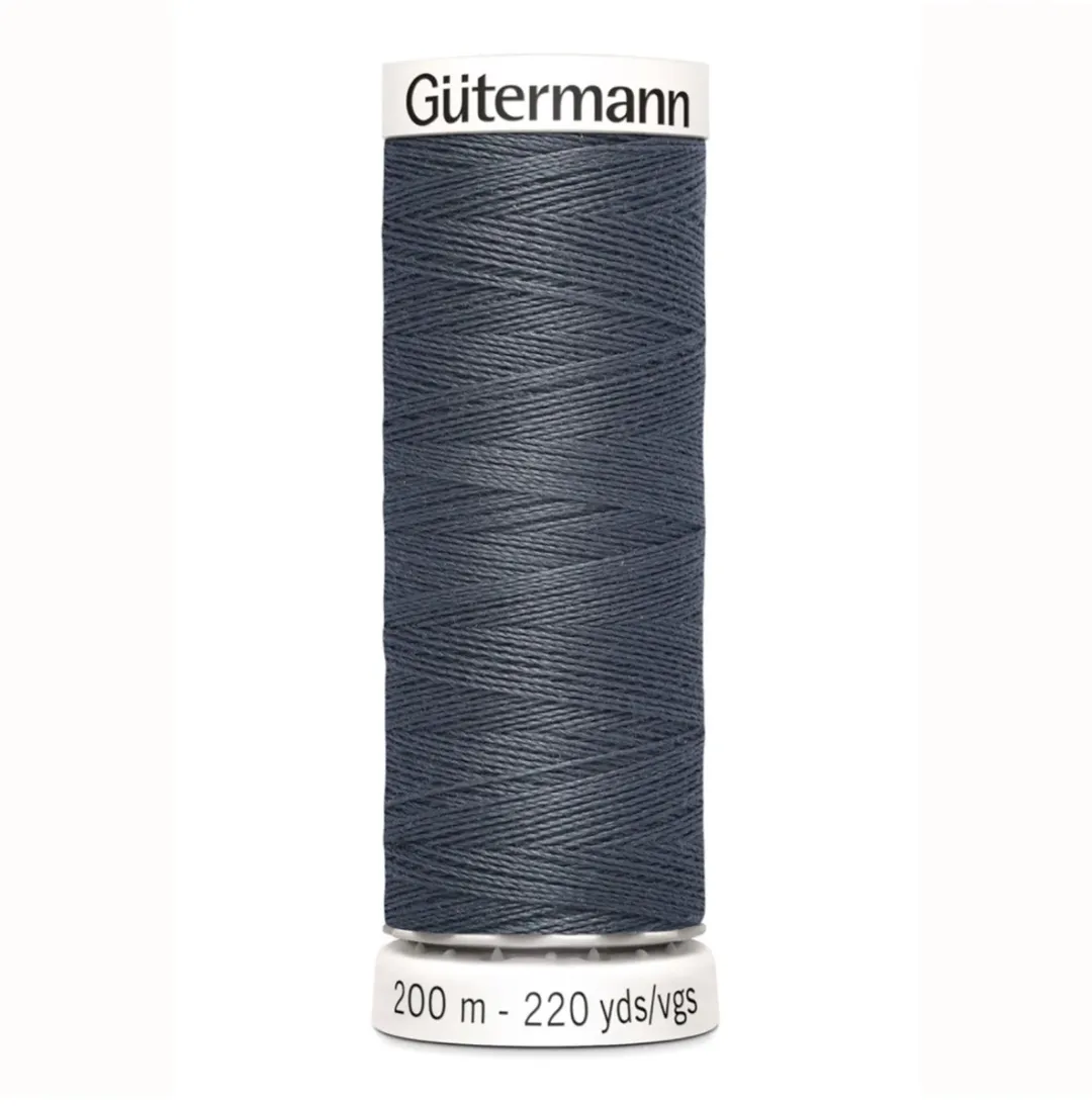 Gutermann Polyester Naaigaren 200m - Grijs