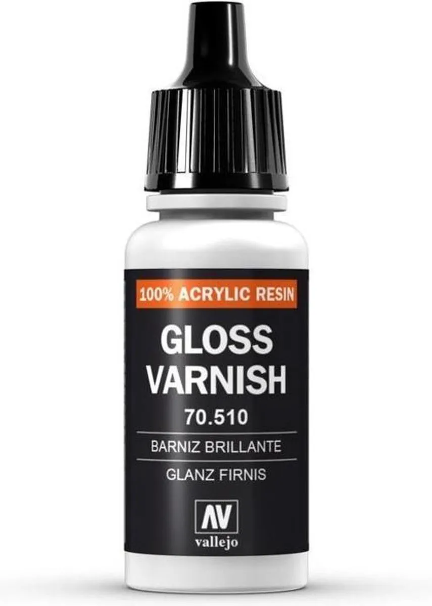 Vallejo Hobbyverf Acrylverf 70510 - 17ml Gloss - Multi