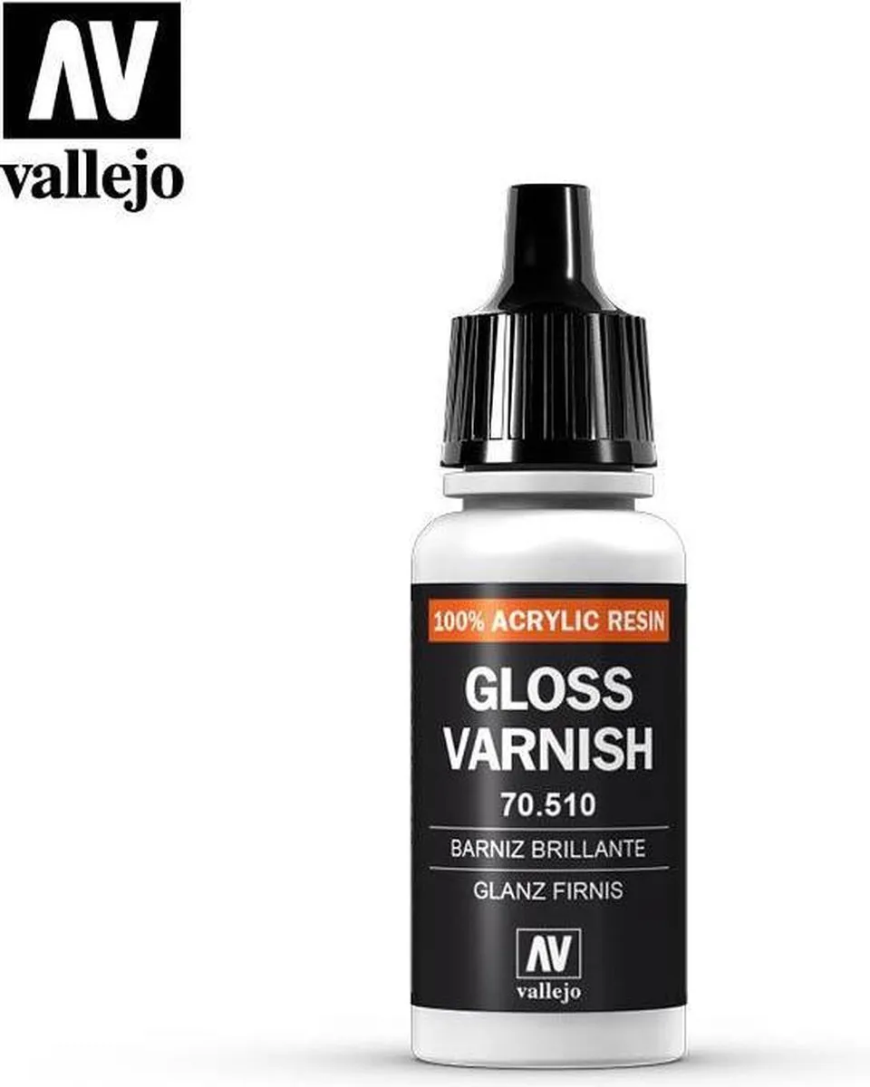 Vallejo Hobbyverf Acrylverf 70510 - 17ml Gloss - Multi