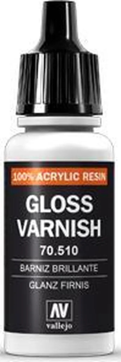 Vallejo Hobbyverf Acrylverf 70510 - 17ml Gloss - Multi