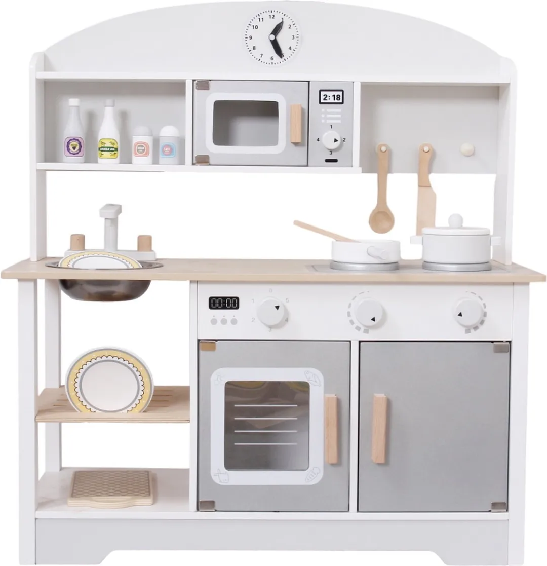 Eco Toys HC491072 Moderne Houten Kinderkeuken