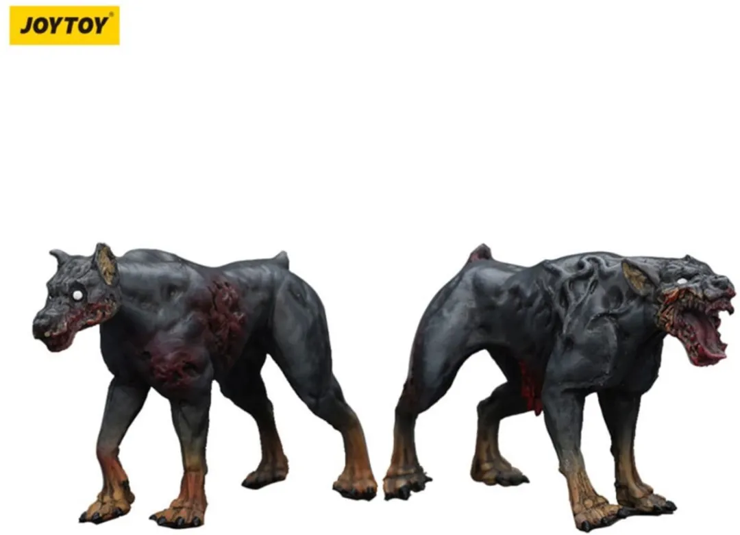 Joy Toy (CN) Zombie Dark Source Action Figuur 2-Pack Police Dogs 8 cm Action Figuur