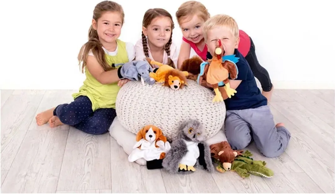 Beleduc Handpop Eekhoorn 22cm - Bruin