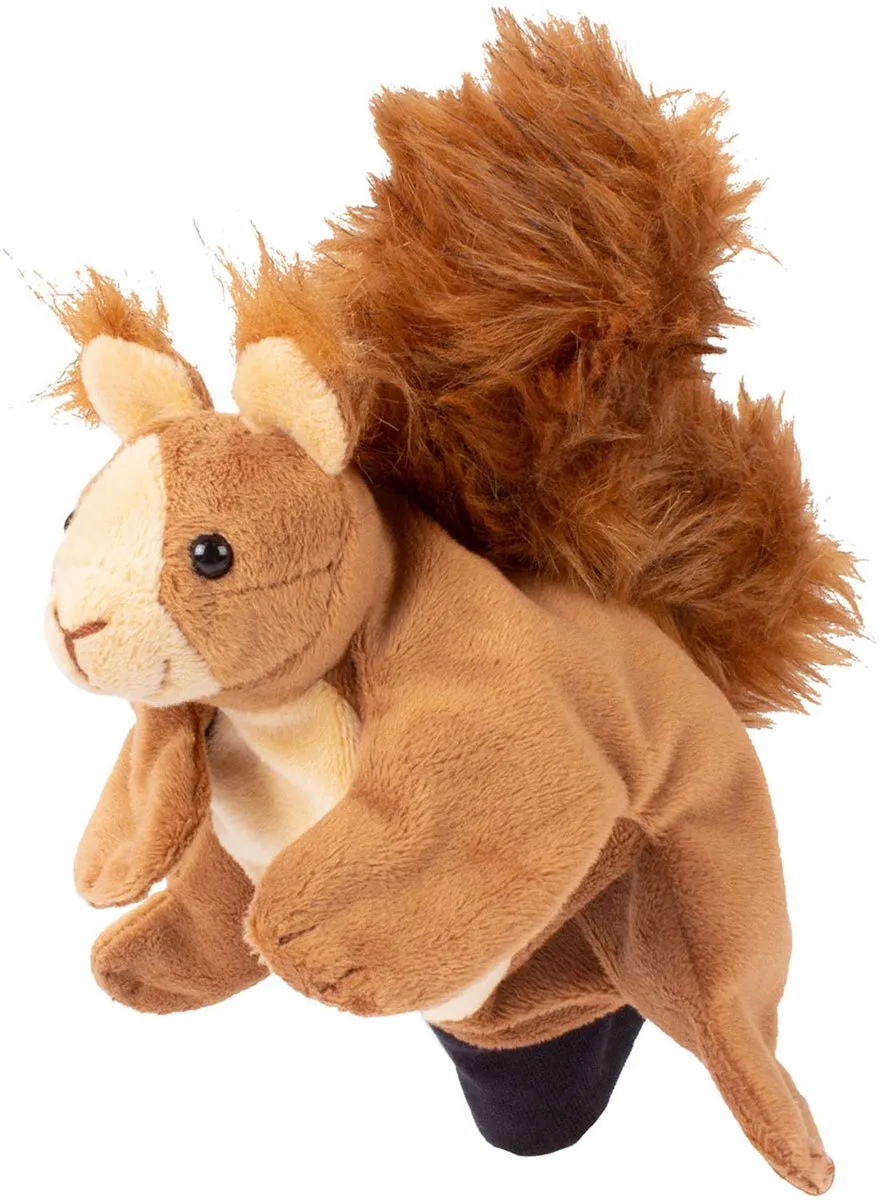 Beleduc Handpop Eekhoorn 22cm - Bruin