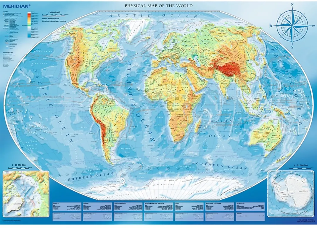 Trefl Wereldkaart Puzzle 1000 Stuks