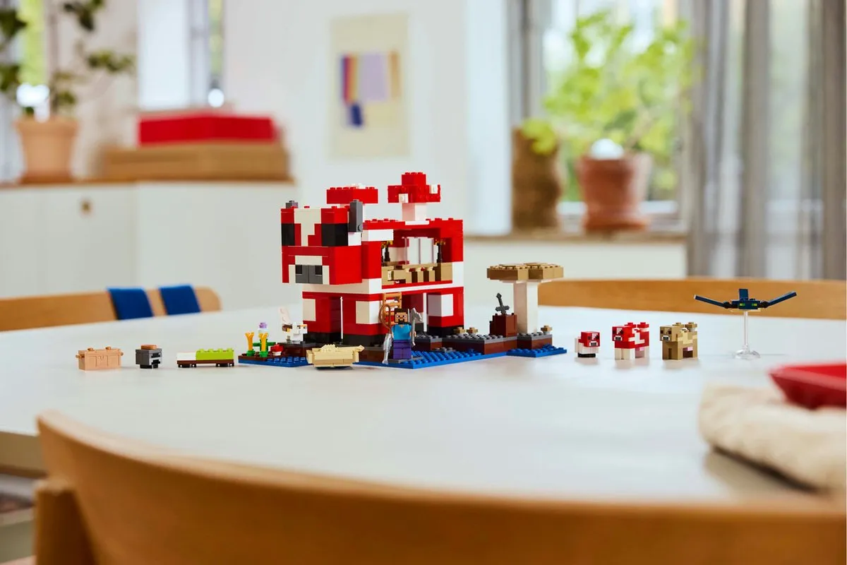 LEGO Minecraft Het Mooshroom Huis 21270 - 500 Stenen