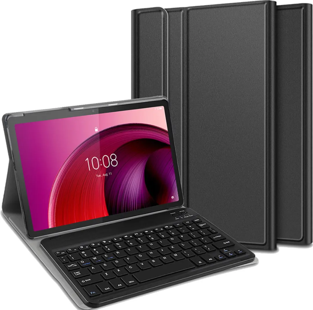 Just in Case Cazy Lenovo Tab M10 5G Hoes met Toetsenbord