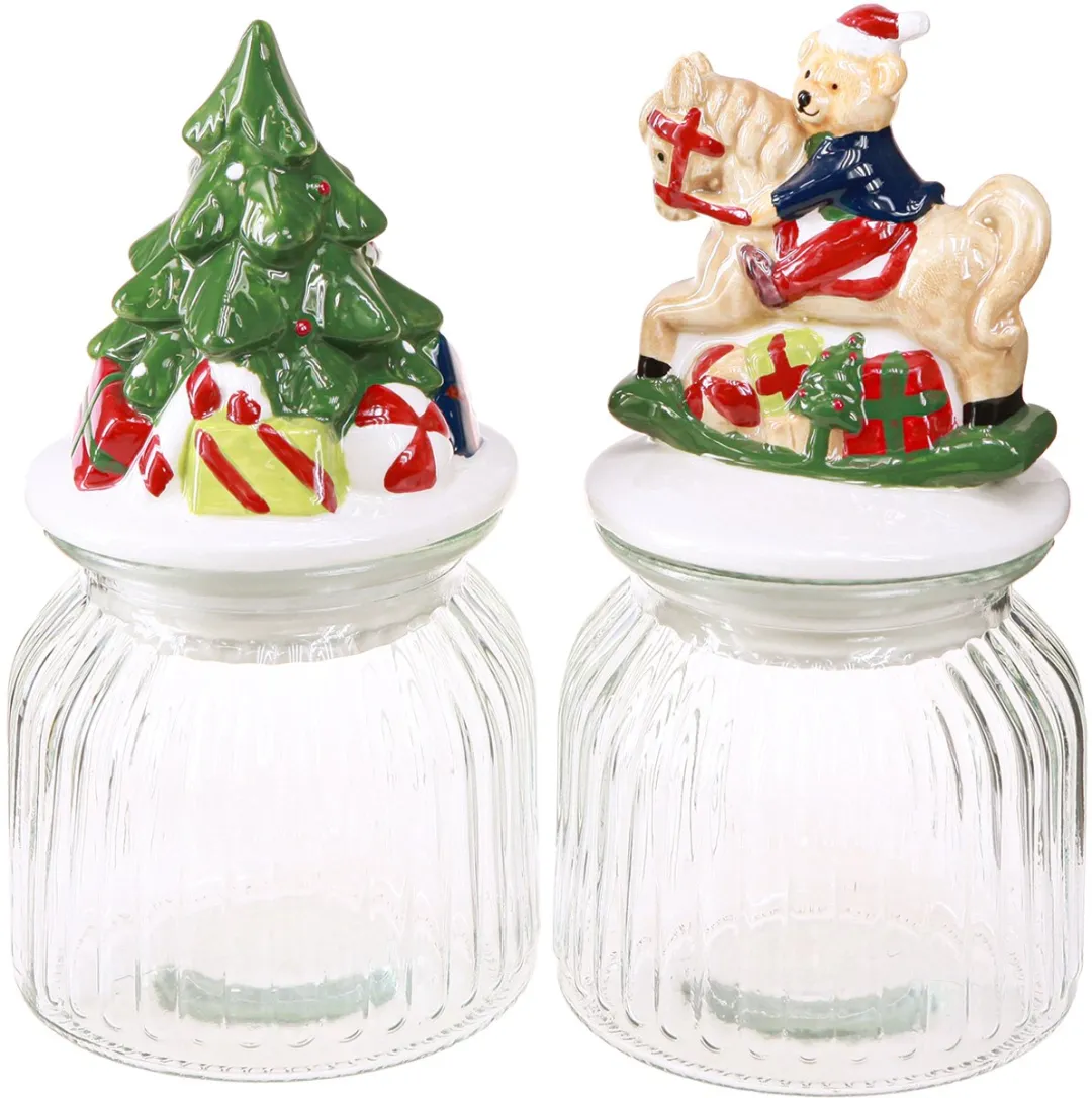 Kaemingk Kerstbonboniere Snoeppot 20cm