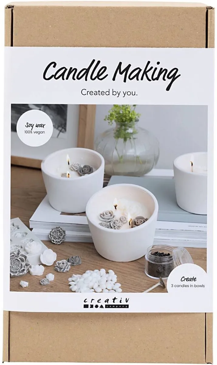 Creativ Company Hobbyset Kaarsen Maken Roos