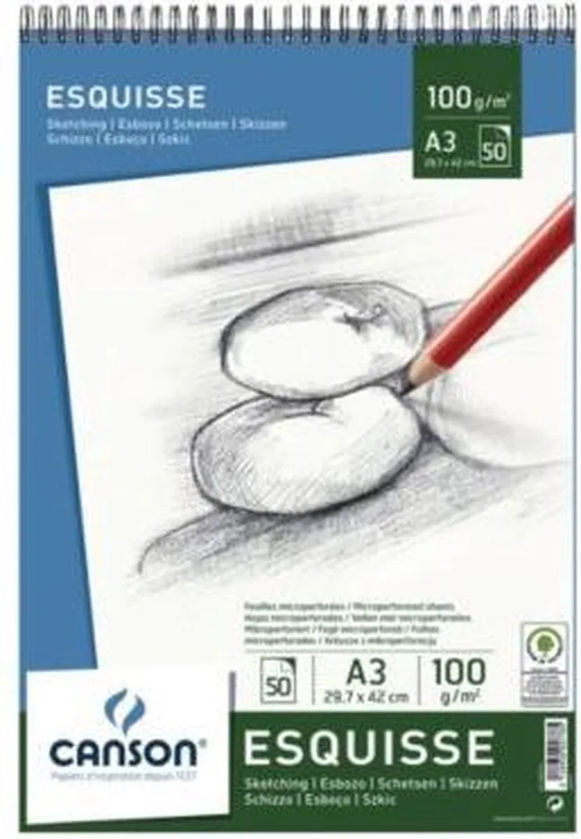 SCHETSBOEK CANSON - A3 - 100GR 50VEL