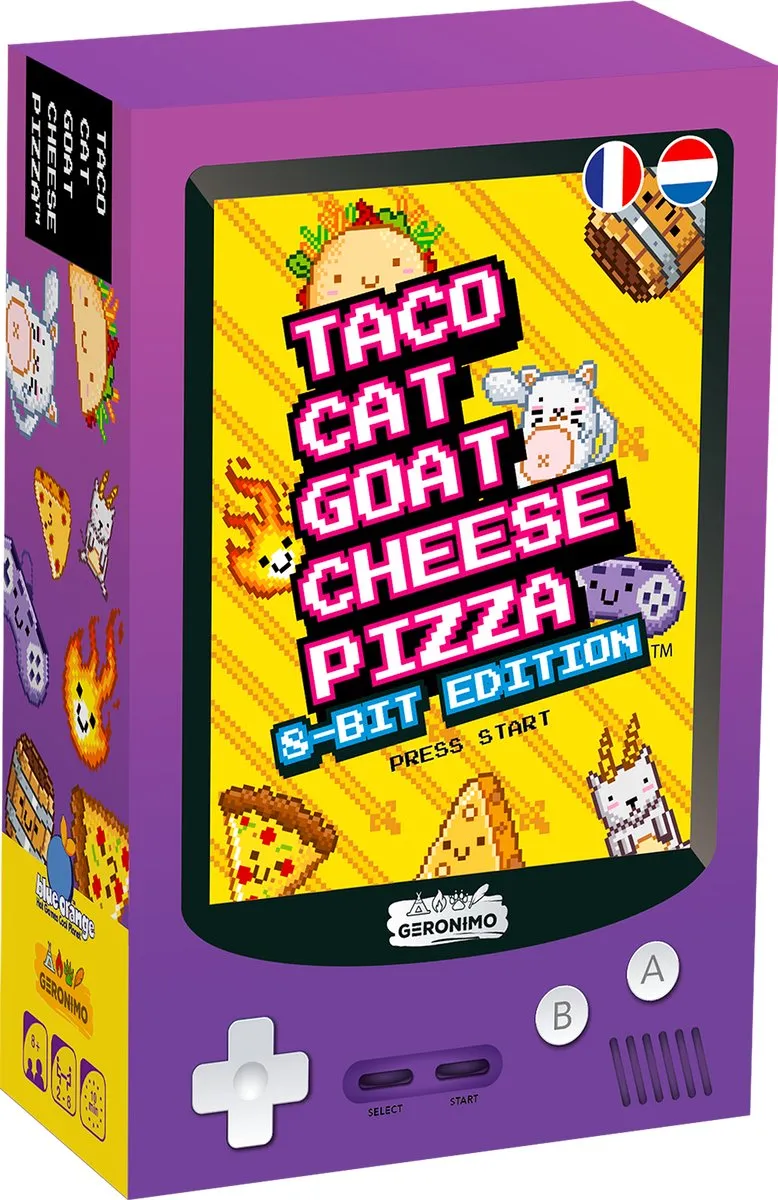 Geronimo Games Taco Cat Goat Cheese Pizza 8Bit Kaartspel
