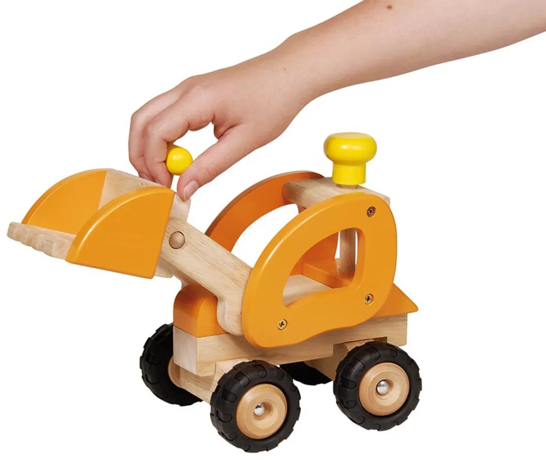Goki Wheel Loader 55962 - Rood