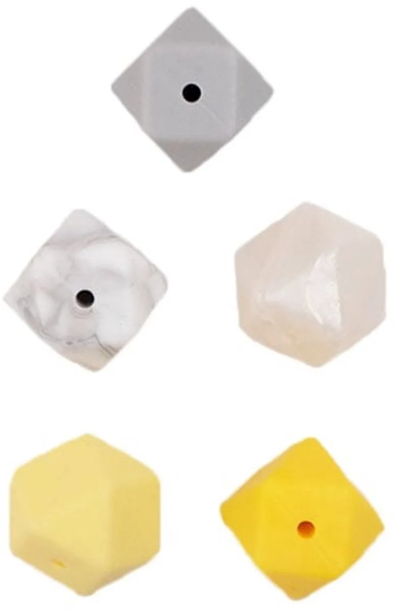 Durable Siliconen Hexagonkralen
