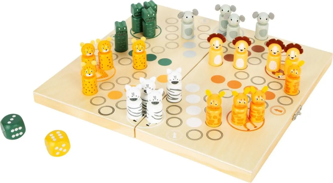 Small Foot Houten Ludo Safari - 6 Spelers