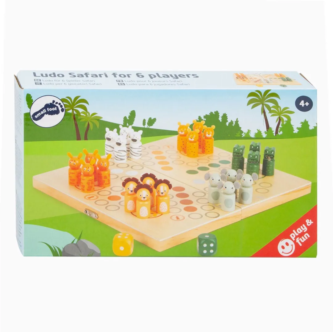 Small Foot Houten Ludo Safari - 6 Spelers
