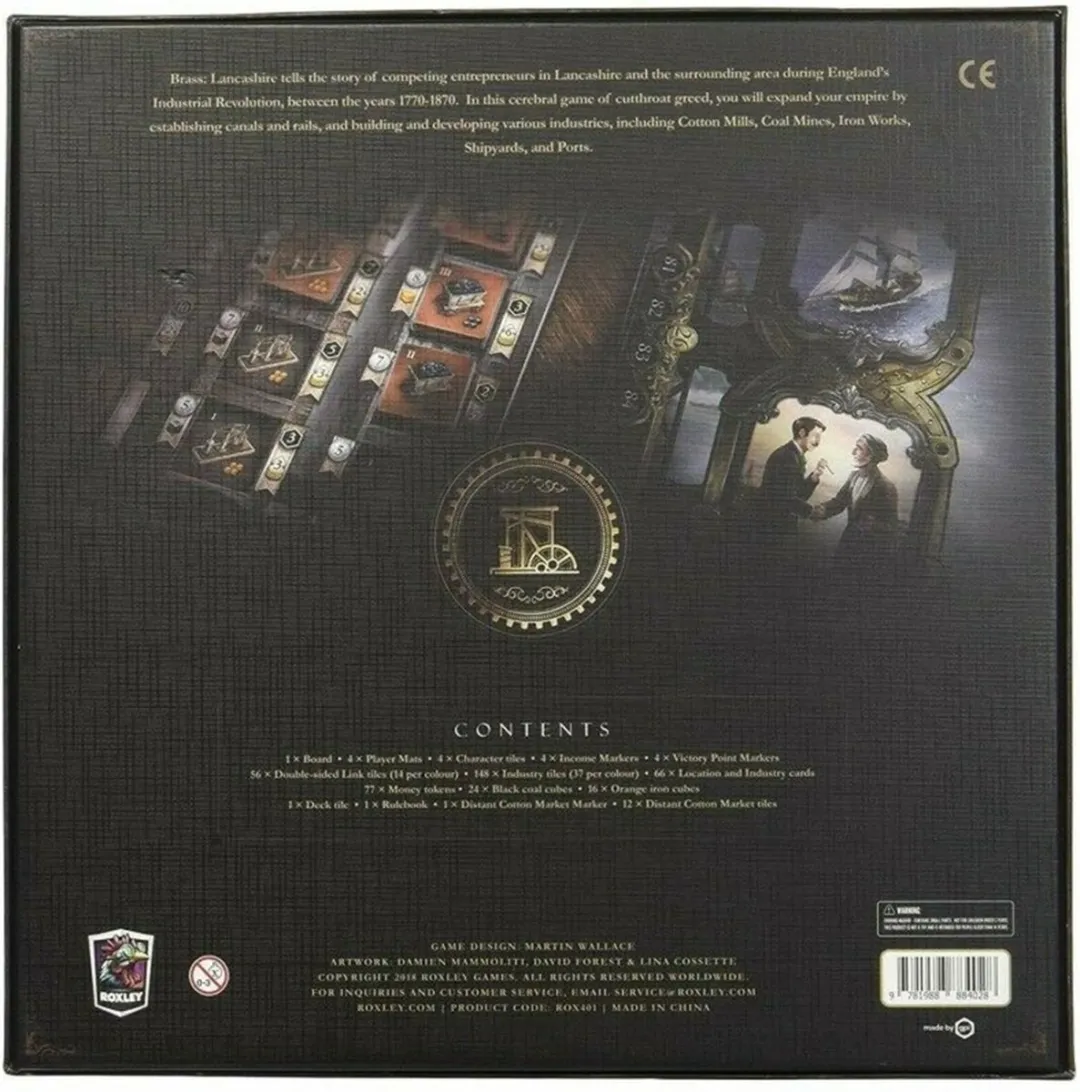 Roxley Games Brass: Lancashire Bordspel - 2-4 Spelers