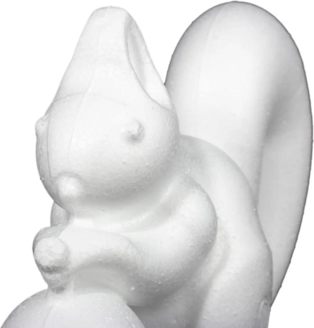 Rayher Hobby Piepschuim Eekhoorn 18cm - Wit