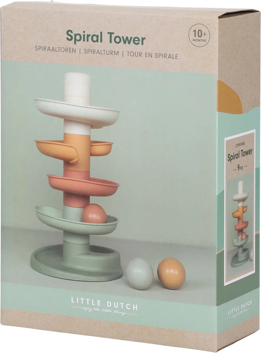 Rubo Toys Little Dutch Spiraaltoren - 8-delig Multicolor