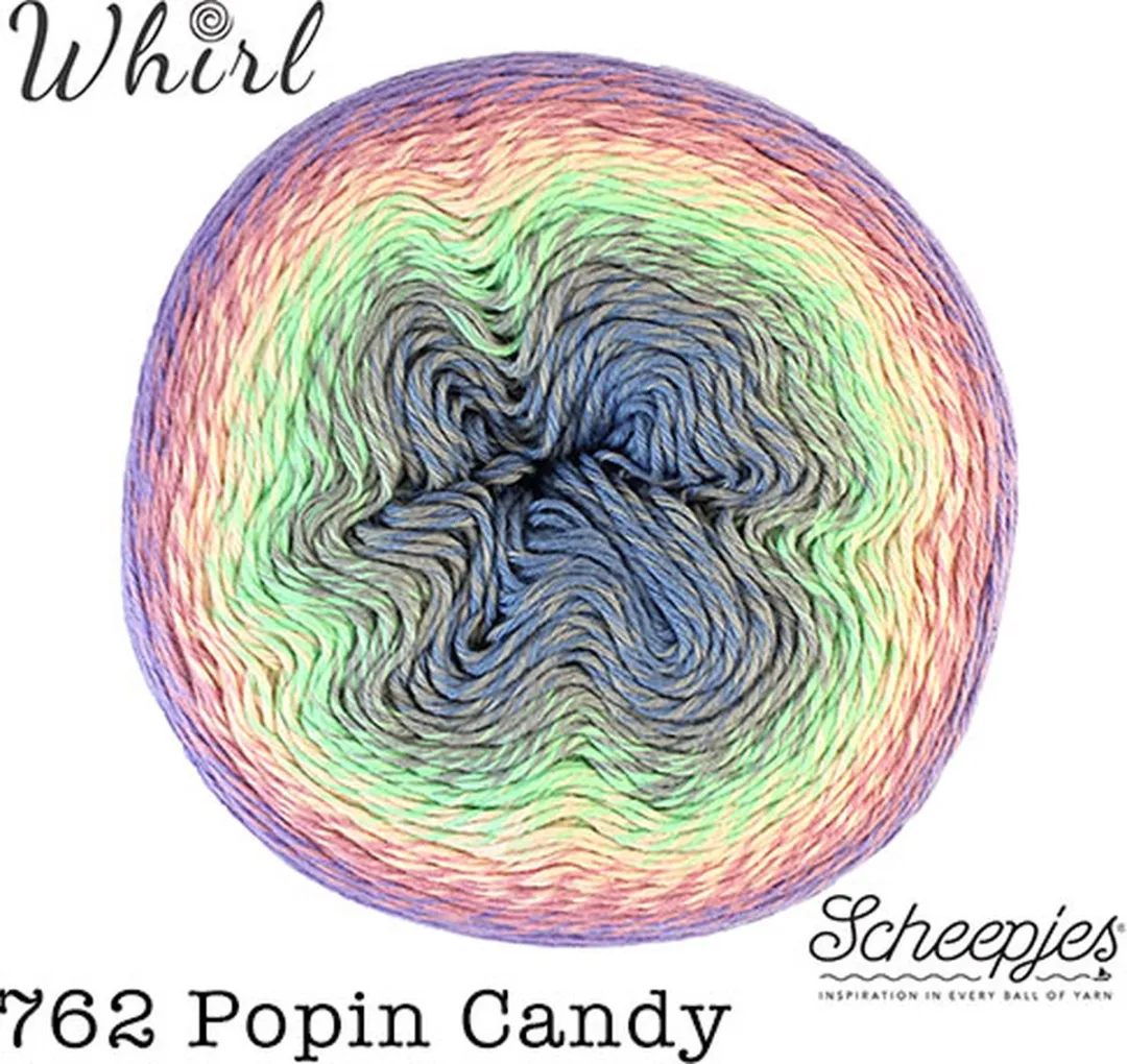 Scheepjes Whirl 1000m - Popin Candy - 3 Kleuren