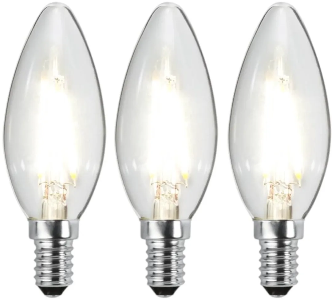Star Trading Kaarslamp E14 2.3W Koel Wit 3 Stuks