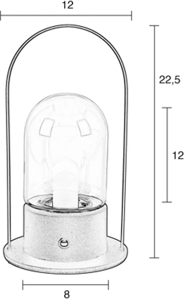 Zuiver Smarty Tafellamp Oplaadbaar 2W - Zwart - afbeelding 6 van 6