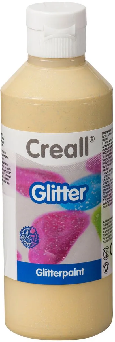 Creall Glitterverf Goud 250ml