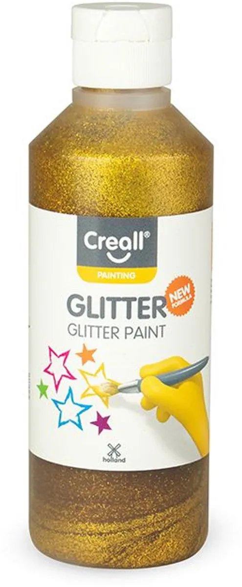 Creall Glitterverf Goud 250ml