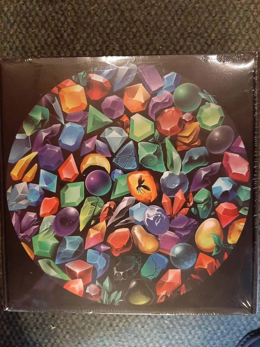 Puzzel Round Irregular Shapes Gems 1000