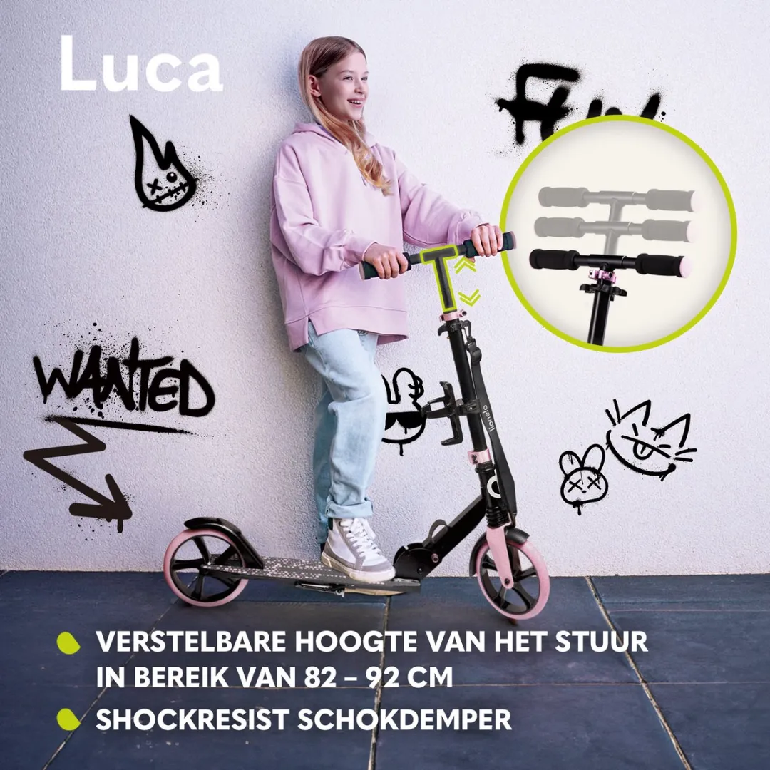 Lionelo Luca Step - Draagkracht 100kg - Roze