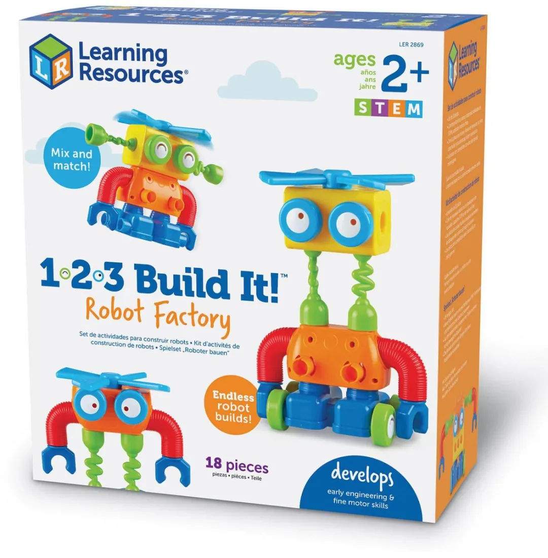 Learning Resources 3-in-1 Robot Fabriek Bouwset